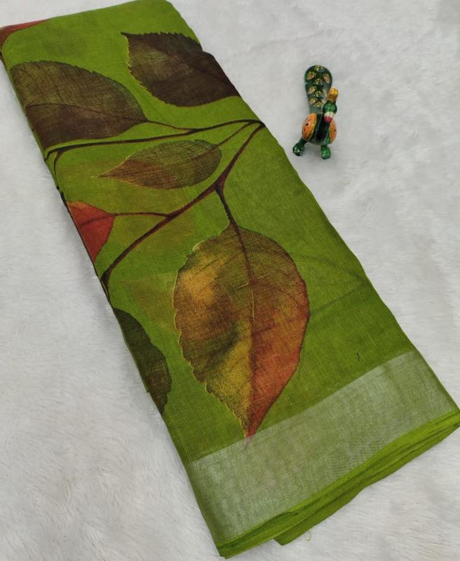 GC soft lenin saree bulk purchase
